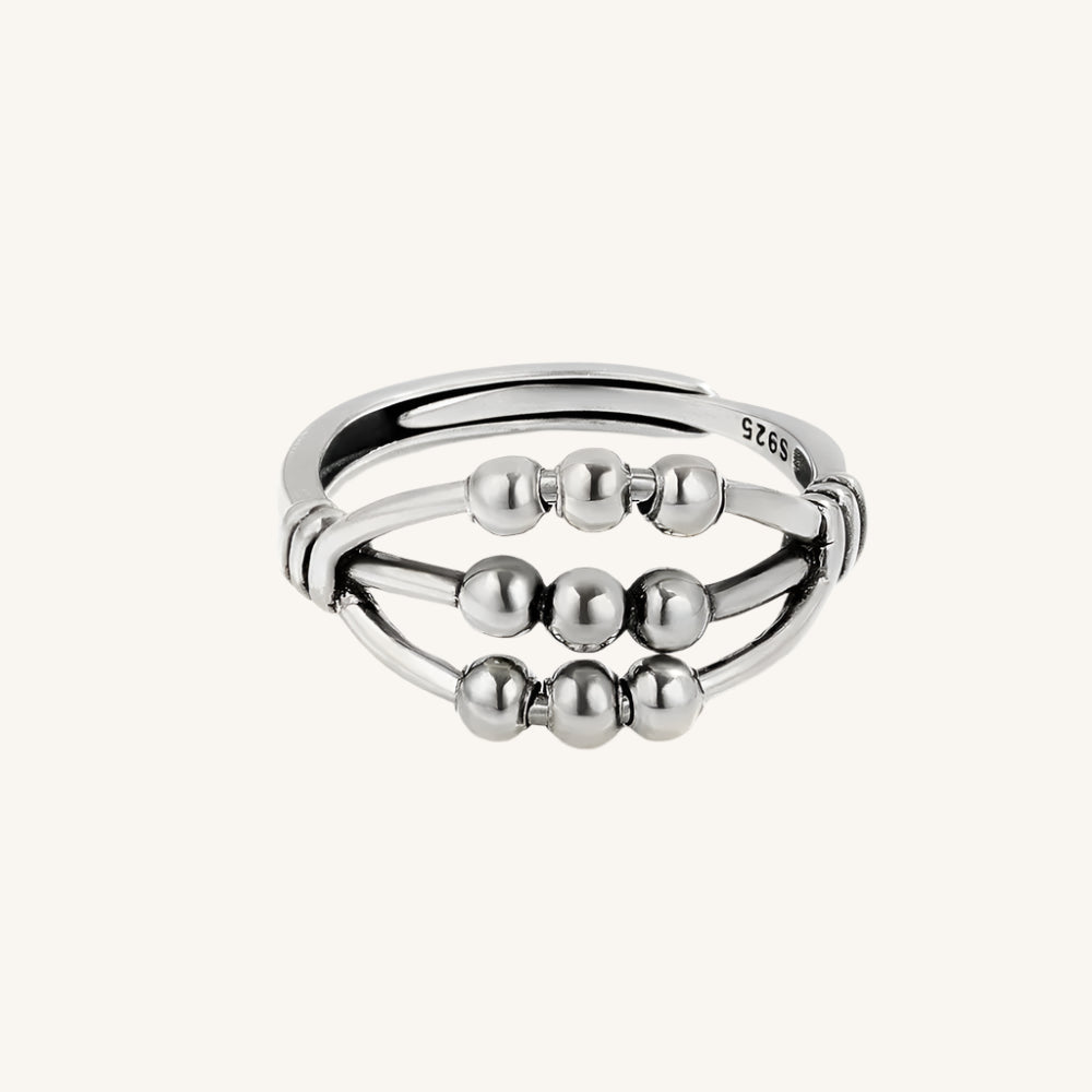 SMJEL Anti Stress Anxiety Ring Fidget Spinner Rings Adjustable for Women Rotating Freely Spinning Accessories Jewelry Gifts Kwirko