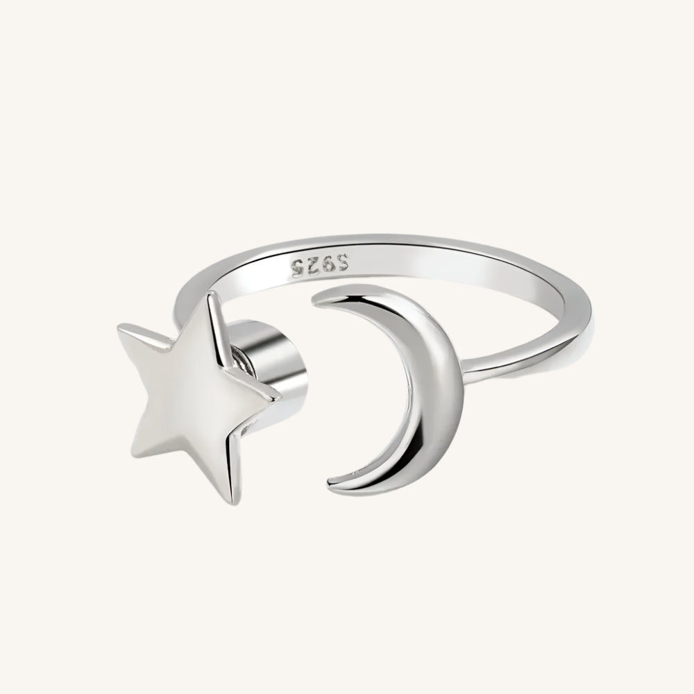 SMJEL Anti Stress Anxiety Ring Fidget Spinner Rings Adjustable for Women Rotating Freely Spinning Accessories Jewelry Gifts Kwirko