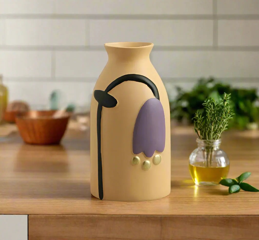 BloomVista Vase Collection – Nordic Morandi Ceramic Floral Vases with Unique Designs Kwirko