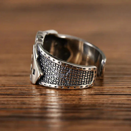 Ace of Style – Vintage Stainless Steel Poker Ring for Men & Women Kwirko