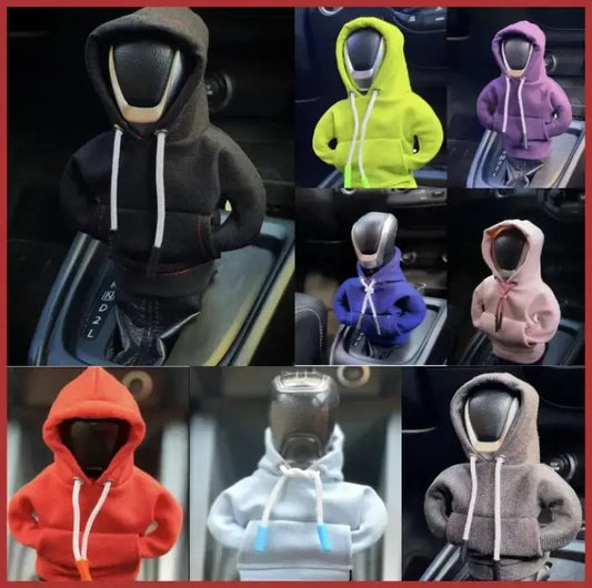 GearSwag – Hoodie-Style Gear Shift Cover for a Fun Drive Kwirko